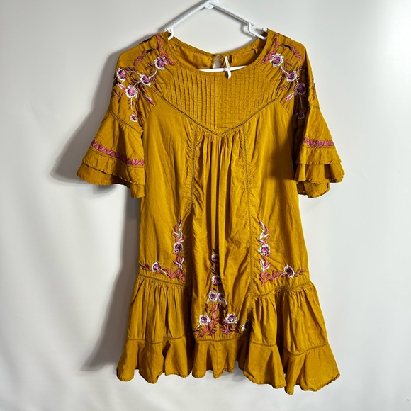Free People Pavlo Embroidered Babydoll Dress - Picture 2 of 5